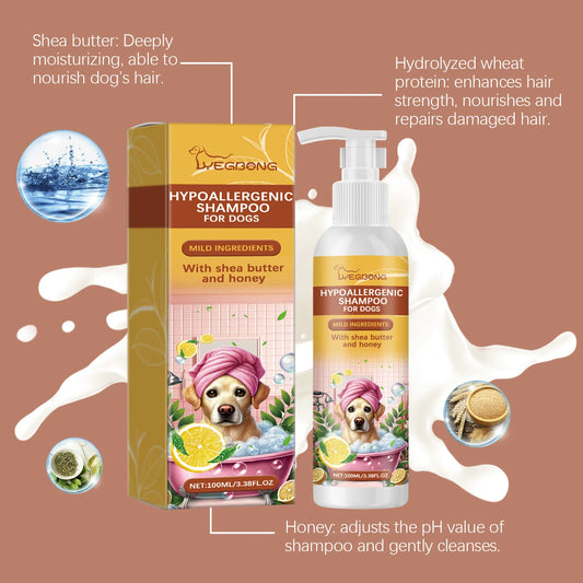 Natural Hypoallergenic Dog Care Shampoo