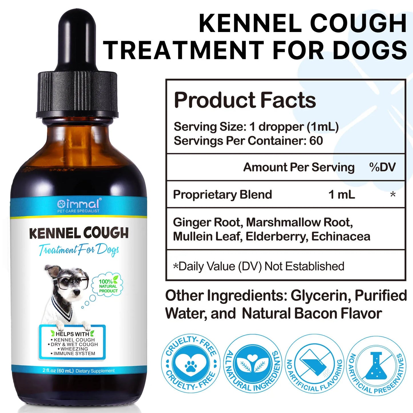 Natural Kennel Cough Relief Drops