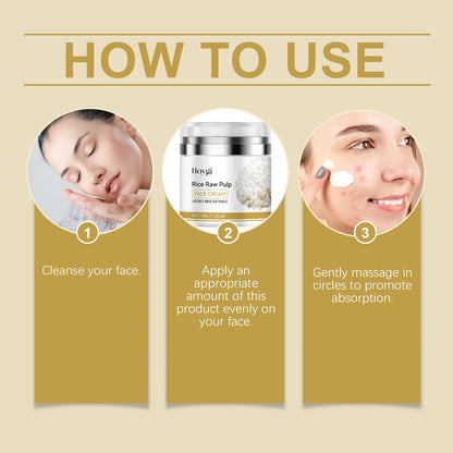 Rice Moisturize Face Cream for Elasticity