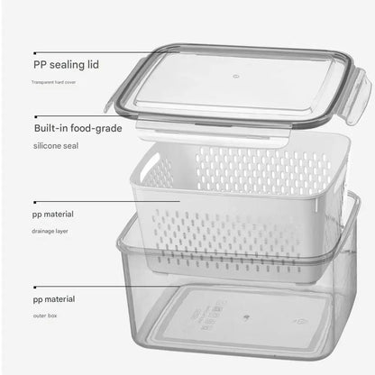 Refrigerator Vegetable Fruit Storage Boxes
