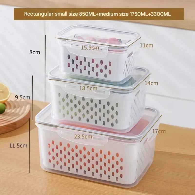 Refrigerator Vegetable Fruit Storage Boxes