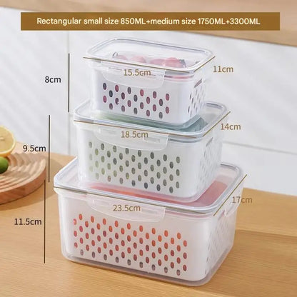 Refrigerator Vegetable Fruit Storage Boxes