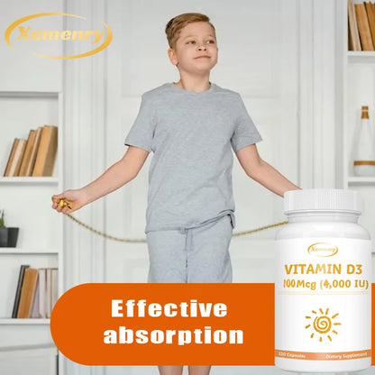 Vitamin D3 for Strong Bones & Teeth