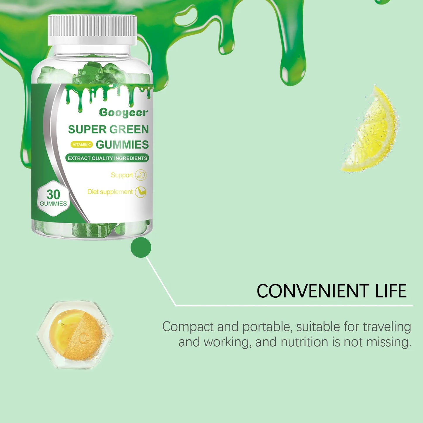 Vitamin C Supplement Gummies for Digestive Health