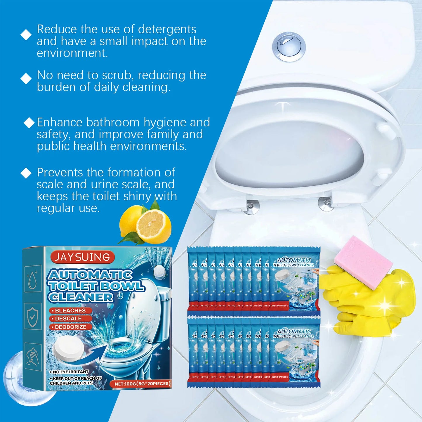 20pcs Toilet Deodorizing Tablets