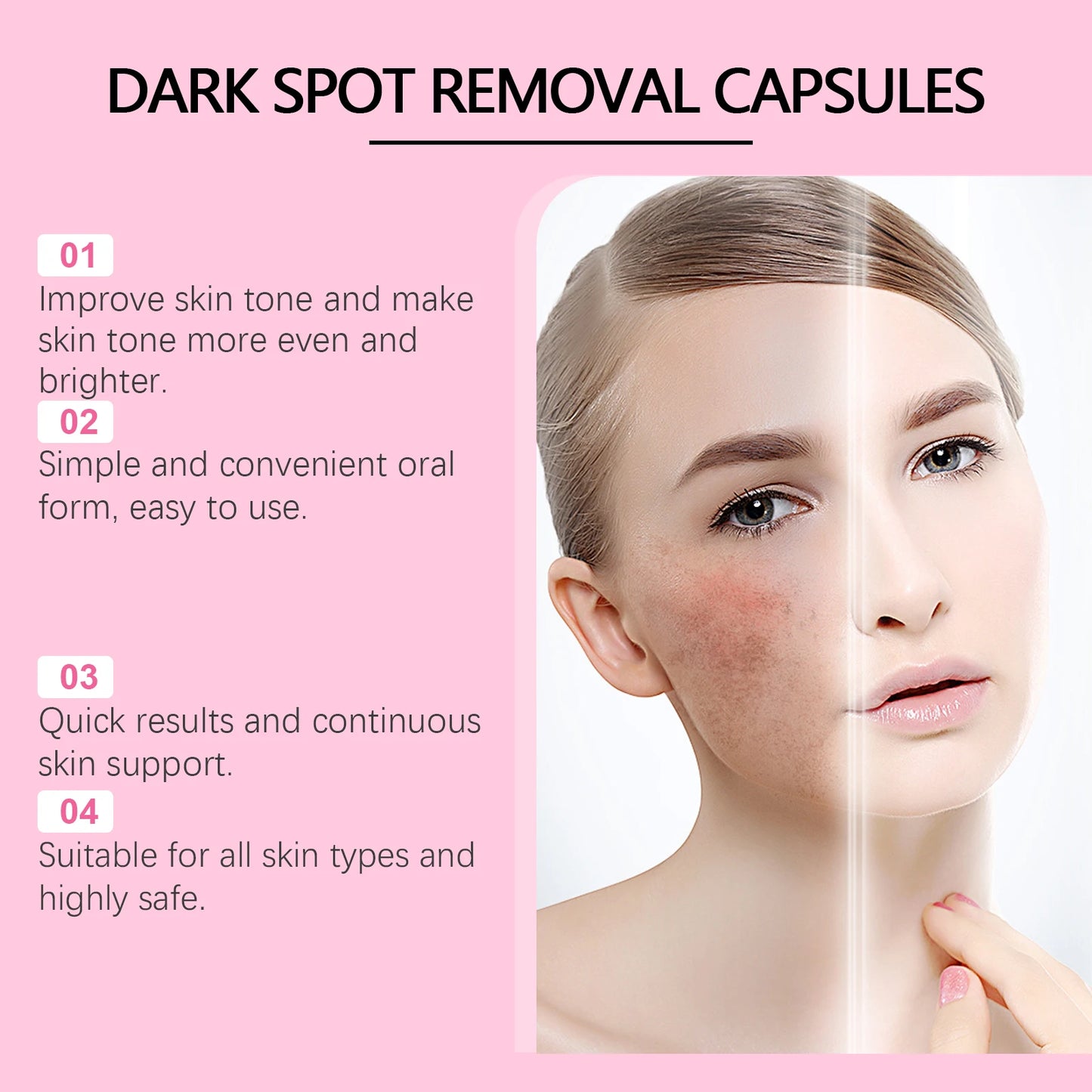 Googeer Vitamin C Capsules for Skin Glow