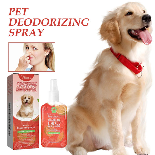 Natural Pet Deodorant Spray for Odor Control