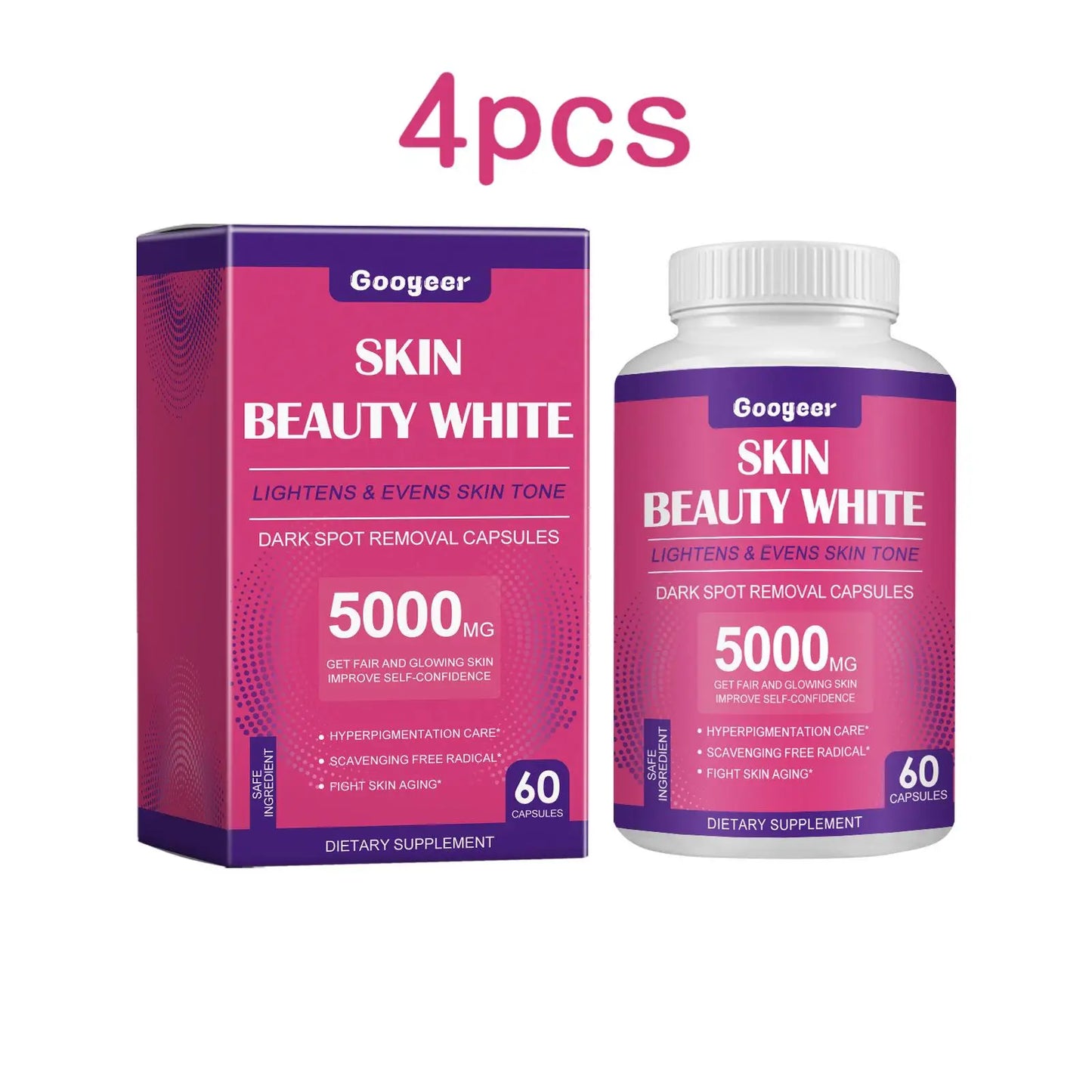 Googeer Vitamin C Capsules for Skin Glow