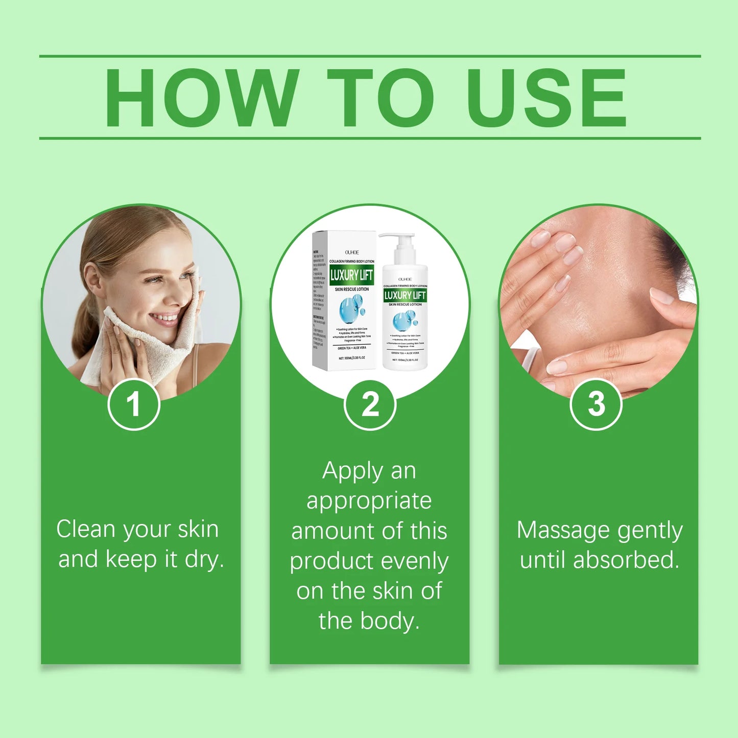 Ouhoe Firming Body Cream for Dryness and Itching Relief
