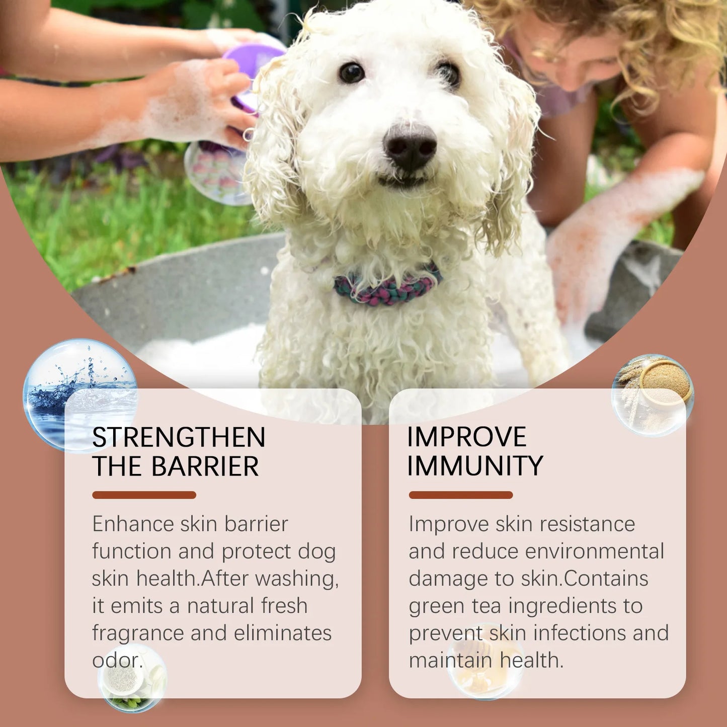 Natural Hypoallergenic Dog Care Shampoo