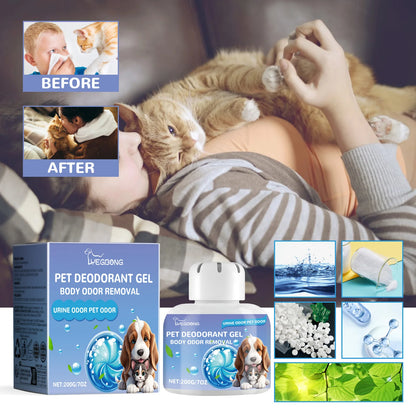 Natural Pet Deodorant Gel Freshener