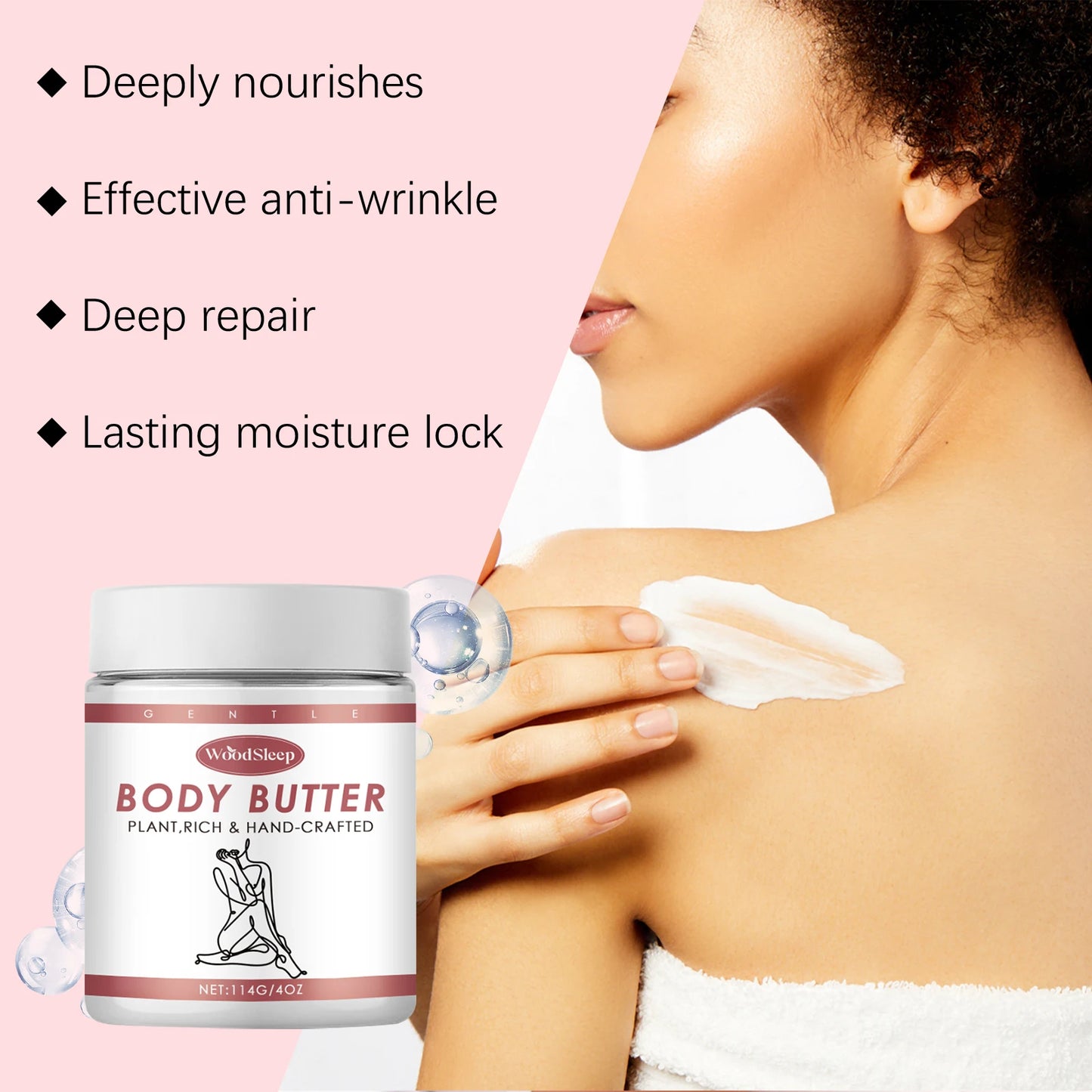 Woodsleep Moisturizing Body Cream for Dryness and Firming