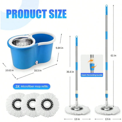 Spin Mop Bucket with Dispenser