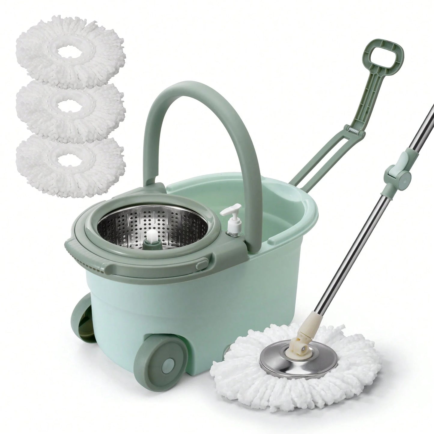 Spin Mop Bucket with Dispenser