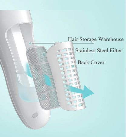 Mute Kids Hair Trimmer with Automatic Gathering