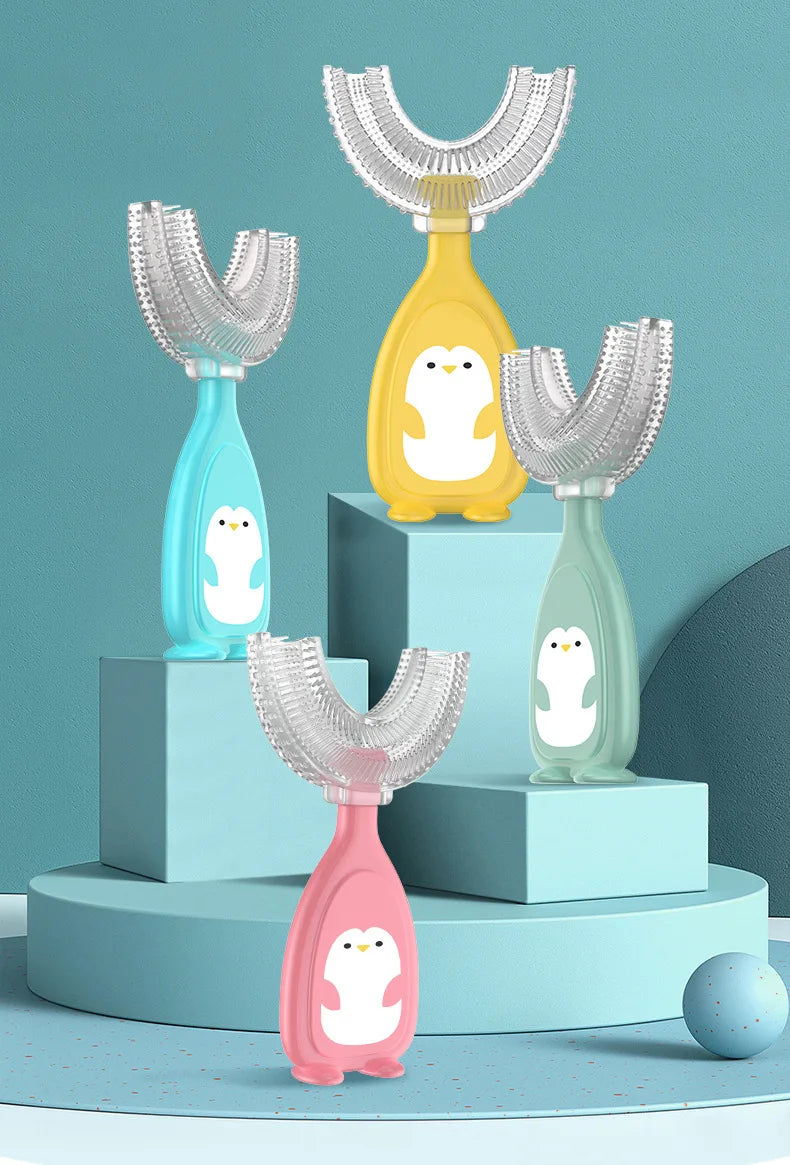 Soft Silicone Kids Toothbrush & Teether