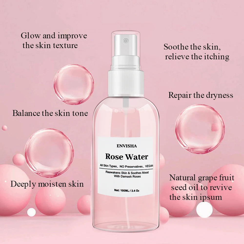 Elasticity and Pore-Reducing Rose Serum