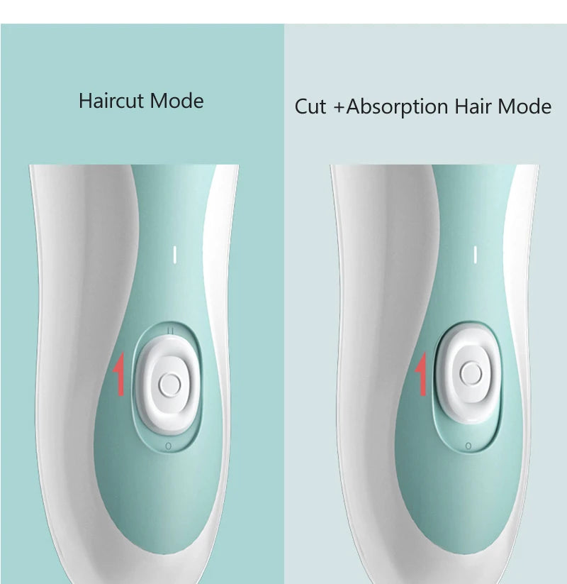 Mute Kids Hair Trimmer with Automatic Gathering