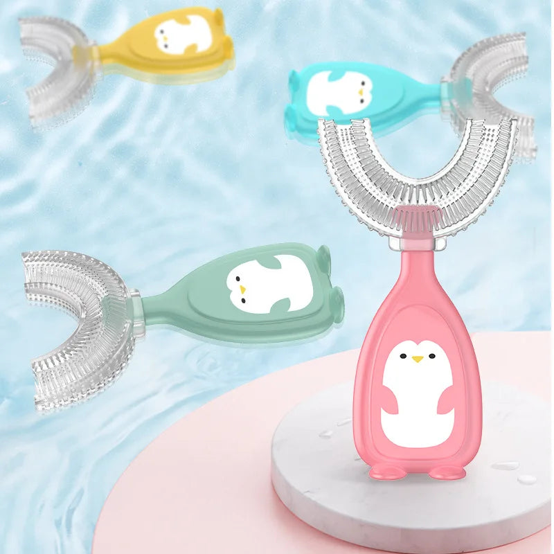 Soft Silicone Kids Toothbrush & Teether