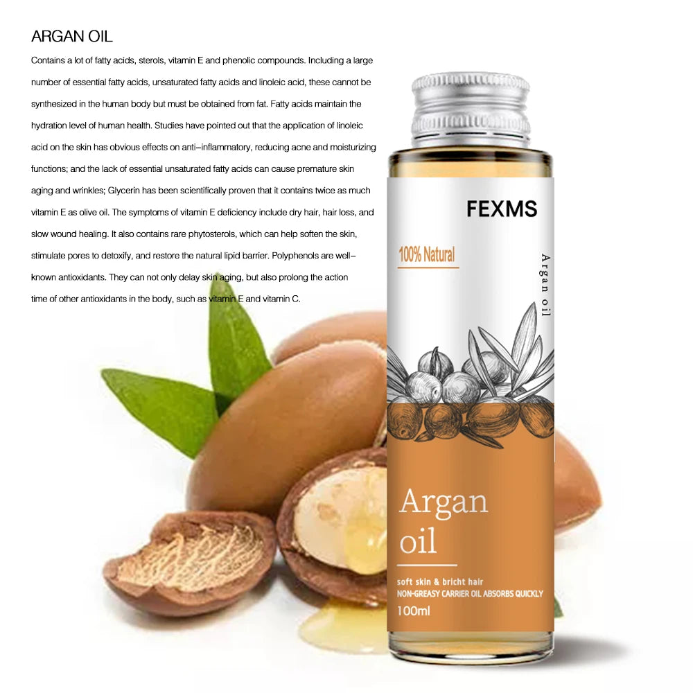 Organic Argan Oil Pure Cold-Pressed