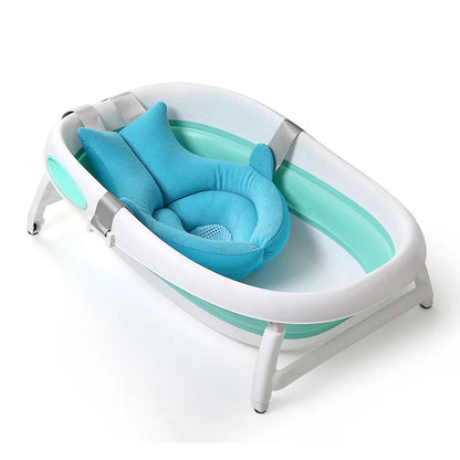 Blooming Flower Baby Bathtub with Shark Cushion
