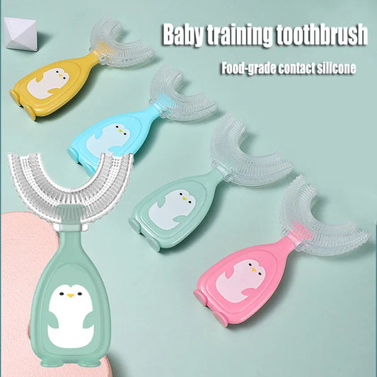 Soft Silicone Kids Toothbrush & Teether