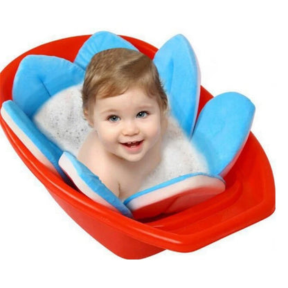 Blooming Flower Baby Bathtub with Shark Cushion