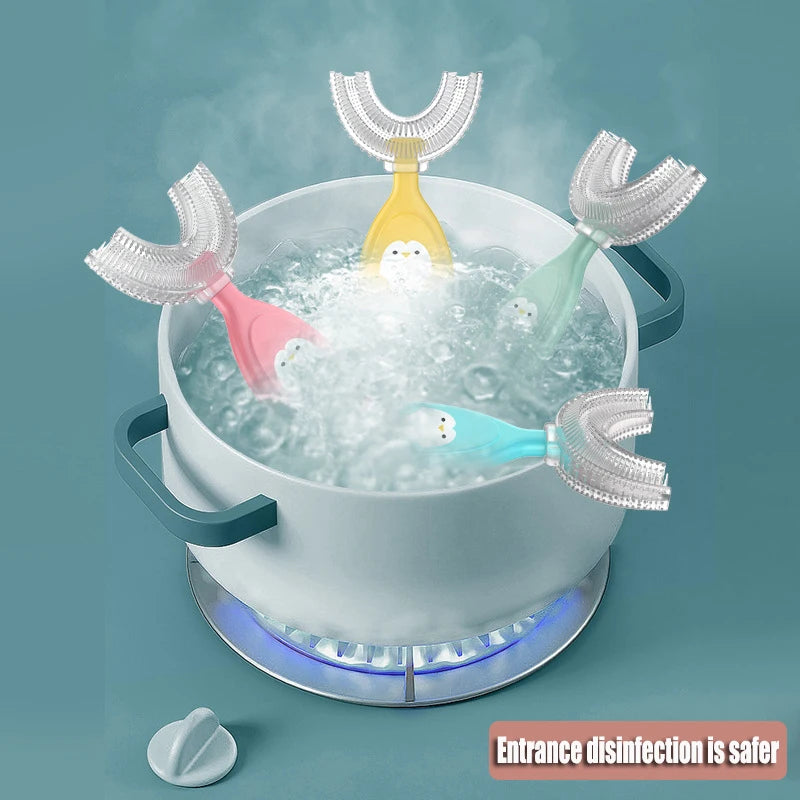 Soft Silicone Kids Toothbrush & Teether