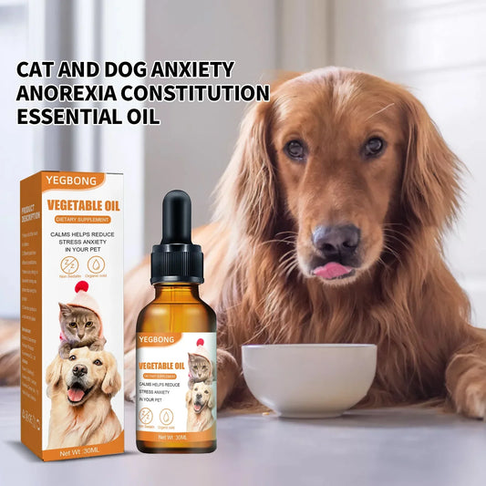 Pet Anxiety Relief Natural Organic Drops