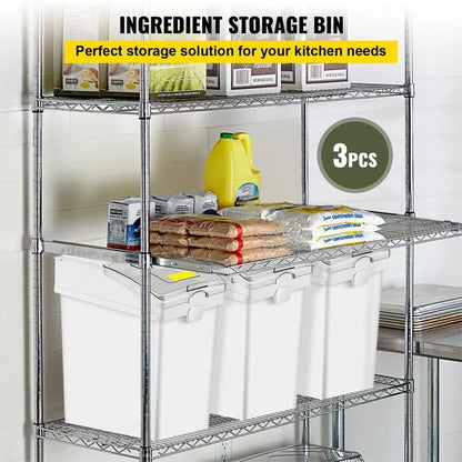 Wheeled Pantry Storage Containers