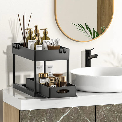 2 Tier Under Sink Storage Rack