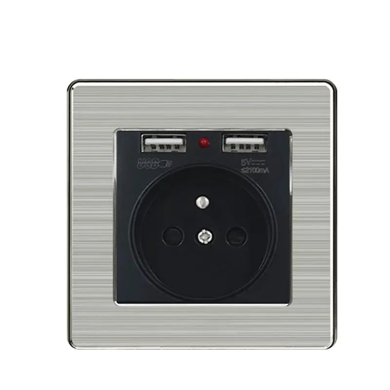 Brushed Stainless Steel Wall Switch