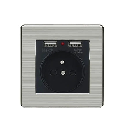 Brushed Stainless Steel Wall Switch