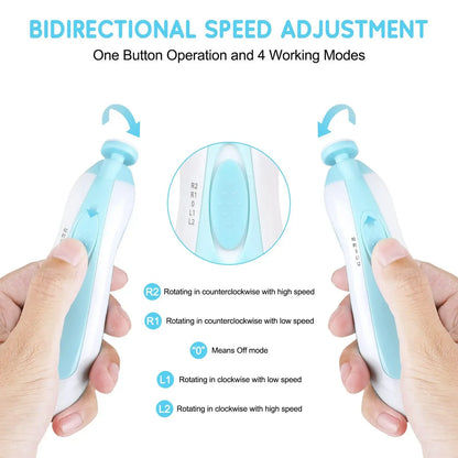 Multifunctional Electric Baby Nail Trimmer
