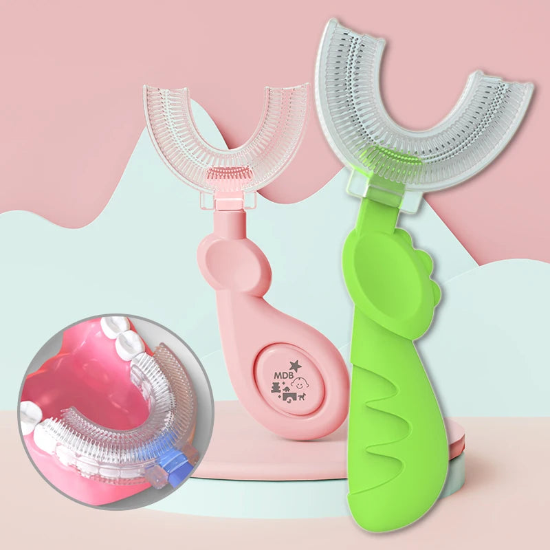 Children’s 360° U-Shaped Silicone Toothbrush