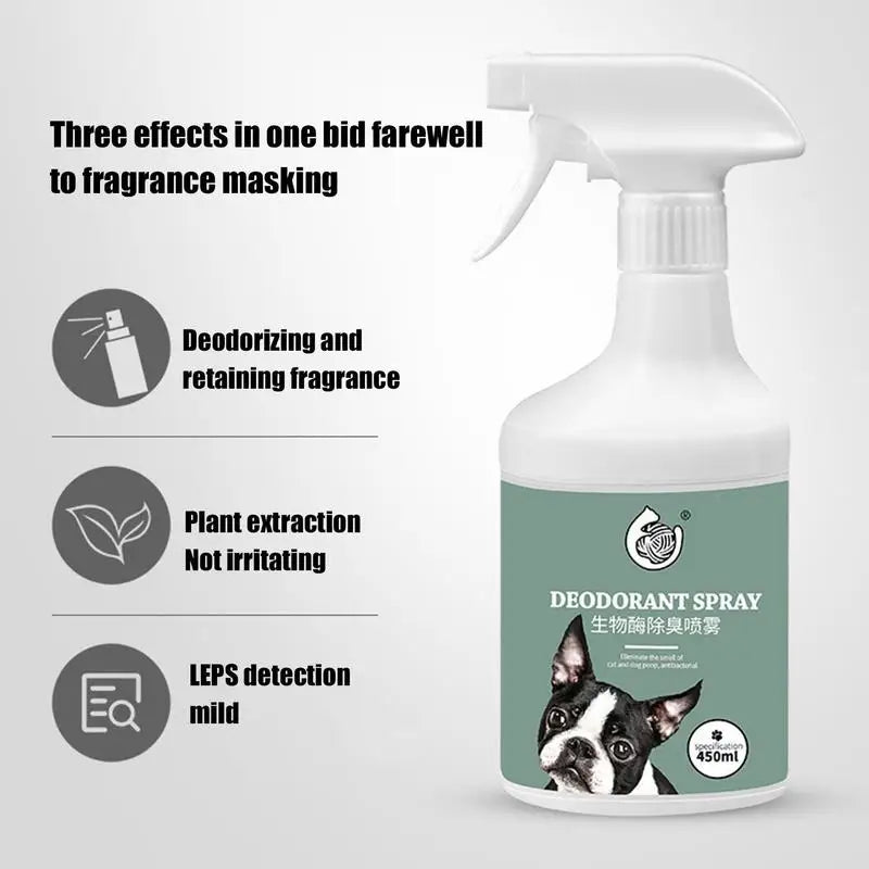 Natural Dog Deodorant Spray Long Lasting Freshness