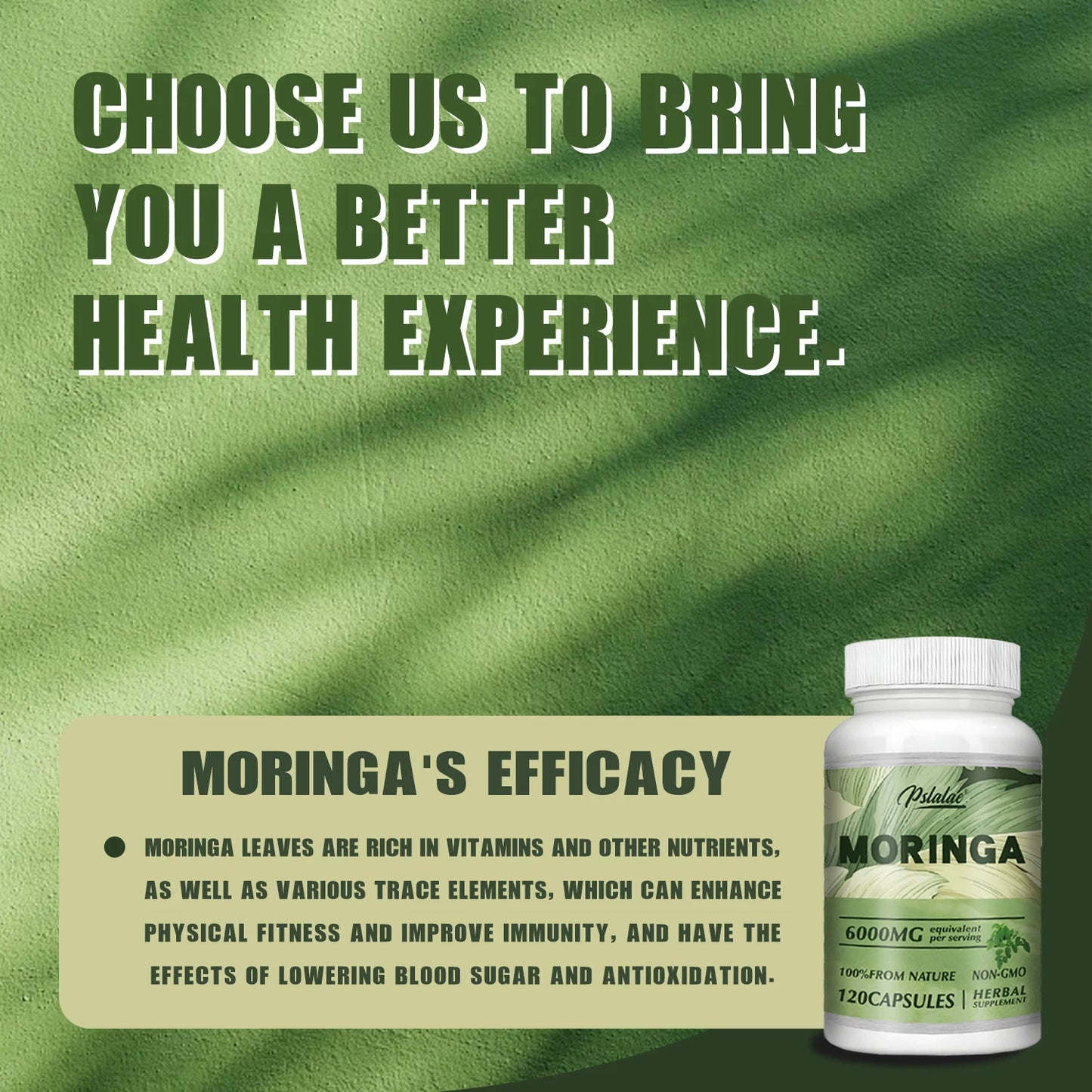 Moringa Energy Antioxidant Health Capsules