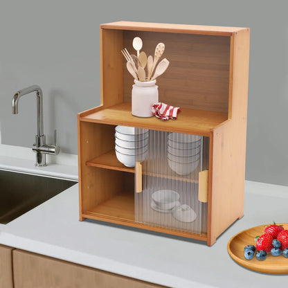 Sliding Door Kitchen Storage Cabinet