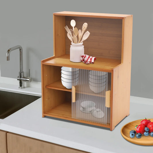 Sliding Door Kitchen Storage Cabinet