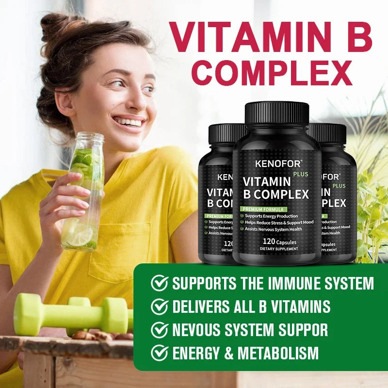 Complete Vitamin B Complex Support Capsules