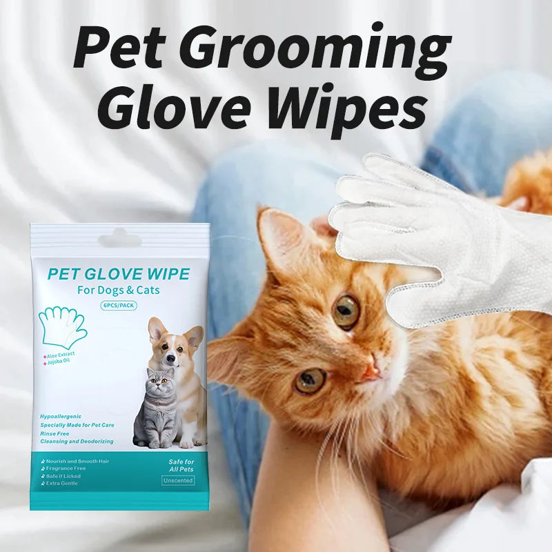 Pet Grooming Wipes Natural Deodorizing