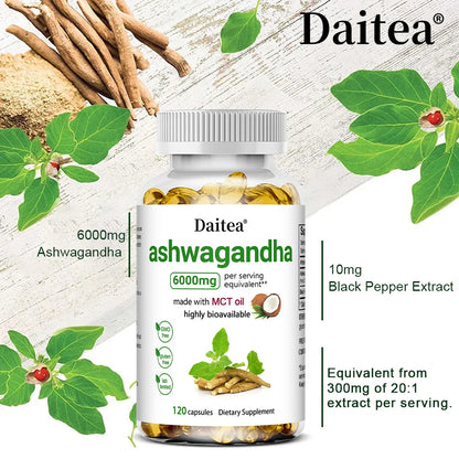 Vegan Ashwagandha Root Health Supplement