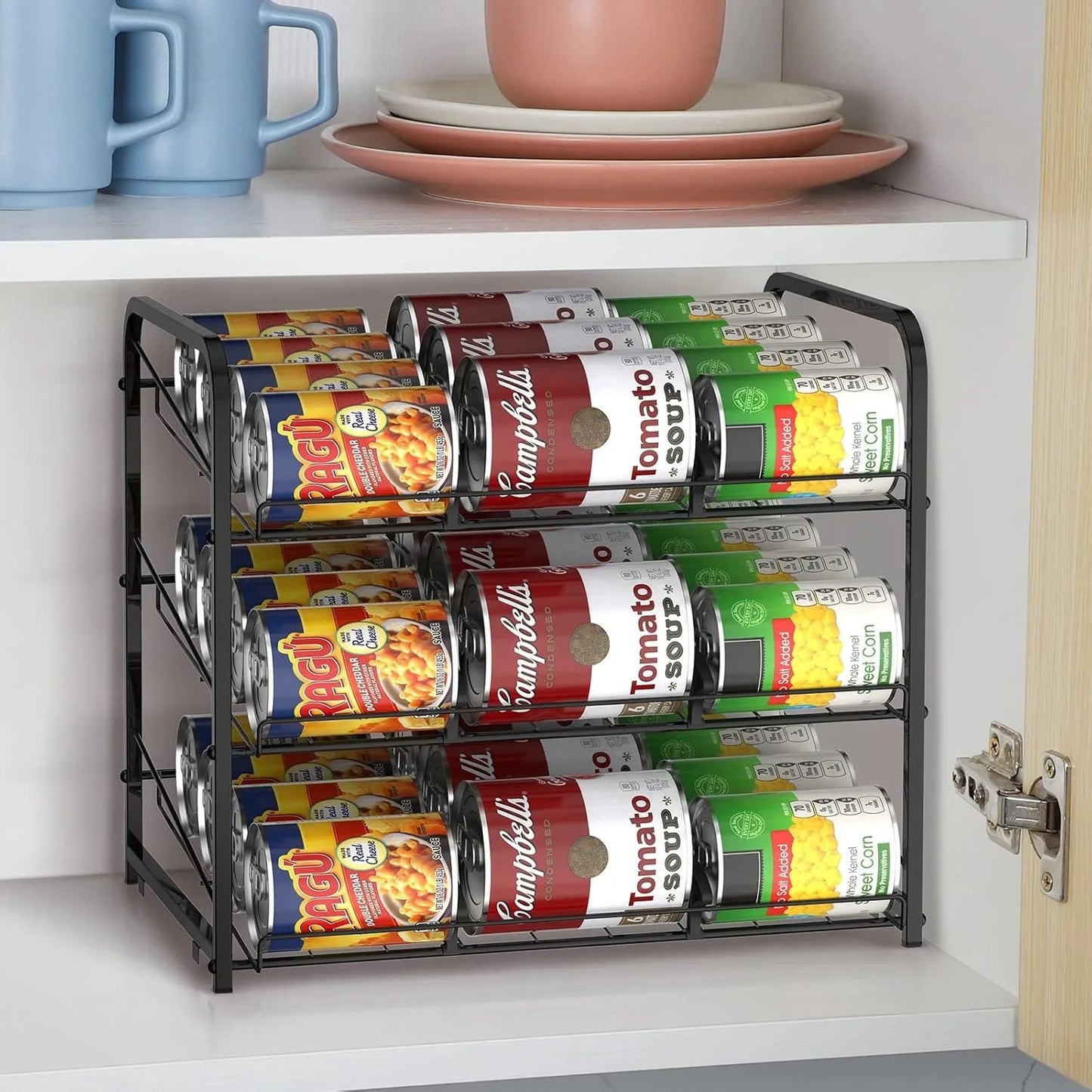 Stackable Can Storage Organizer Rack