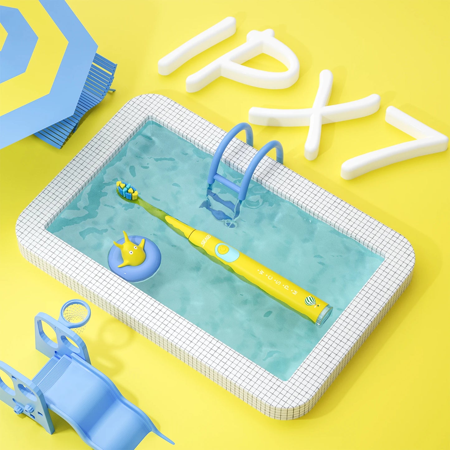 Seago Waterproof Electric Toothbrush for Children