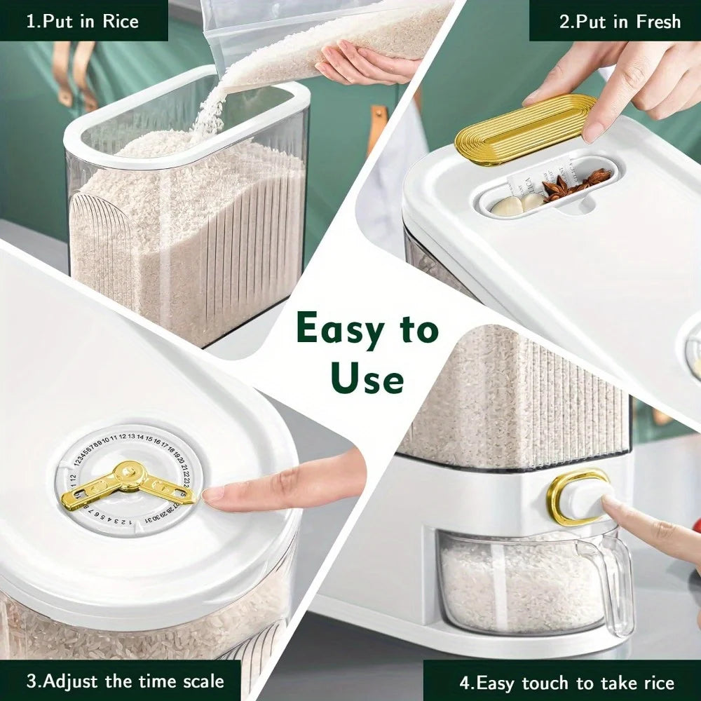 Airtight Grain Storage Container