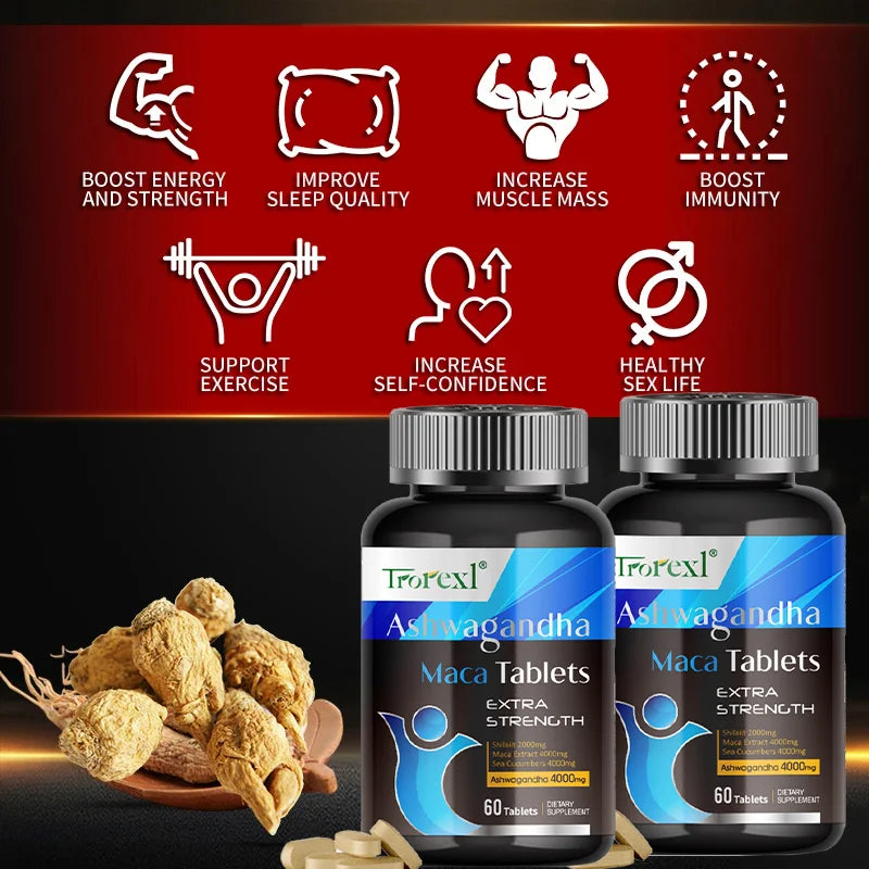 Organic Ashwagandha Maca Men’s Supplement