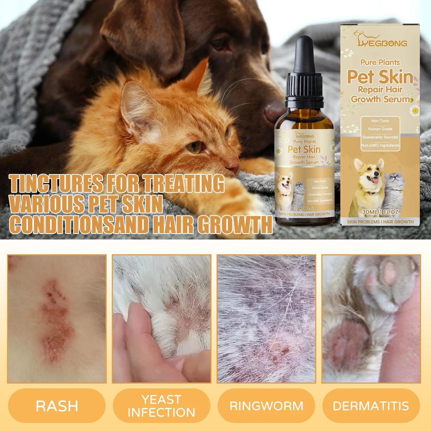 Pet Hair Conditioner with Natural Repair