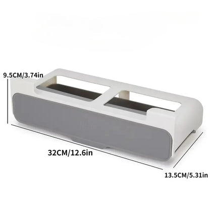 Adjustable Plastic Seasoning Bottle Organizer Rack