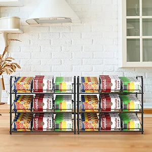 Stackable Can Storage Organizer Rack