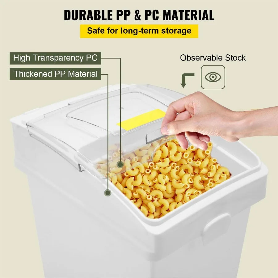 Wheeled Pantry Storage Containers